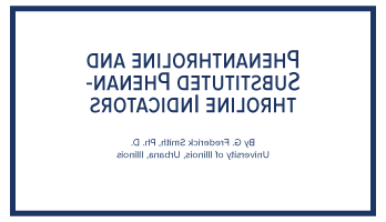 Phenanthroline Indicatiors, Technical Library, GFS的化学物质